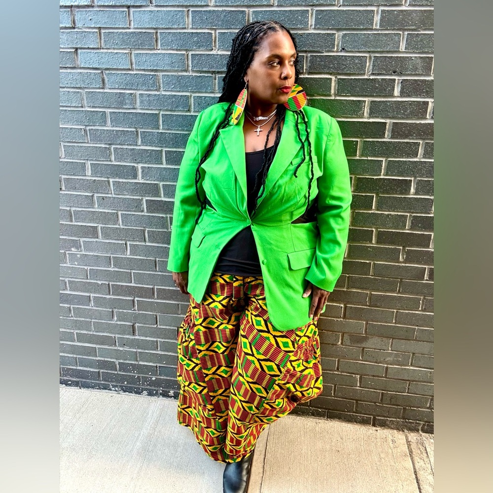COPY - Vibrant Kente Cloth Pants